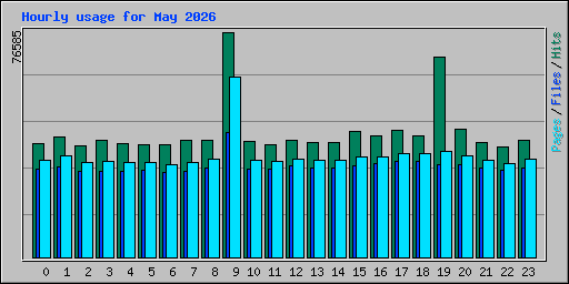 Hourly usage for May 2026
